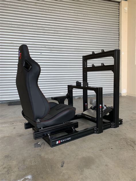Indeed you will be able to fix on this chassis all the removable supports (in options) necessary to pass from one simulation to another in less than one minute without modification of the base of your chassis which. . Aluminum sim racing cockpit